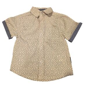 Ben Sherman Toddler Boys Short Sleeve Button Down Shirt Dash Print 12M